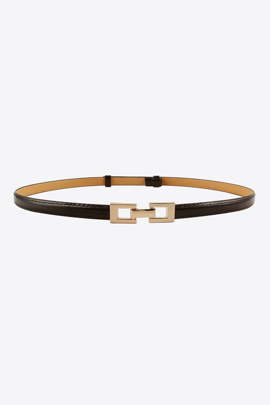 PU Skinny Belt