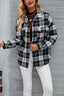 Plaid Button Up Dropped Shoulder Shirt