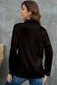 Sequin Button Up Long Sleeve Shirt