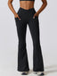 Flare Leg Active Pants with Pockets