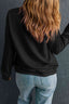 Graphic Round Neck Dropped Shoulder Sweatshirt
