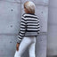 Houndstooth V-Neck Button Front Cardigan