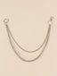 Double-Layered Metal Chain Belt
