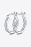 Adored Moissanite 925 Sterling Silver Earrings