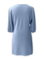 V-Neck Half Sleeve Mini Dress