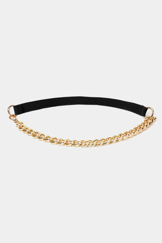 Half Alloy Chain Elastic Belt