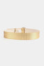 PU Leather Circle Shape Buckle Belt