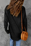 Thumbhole Long Sleeve Round Neck Top