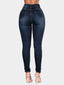 Full Size Button Fly Long Jeans