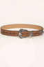 Patterned PU Leather Belt