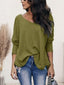 V-Neck Long Sleeve T-Shirt