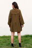 Ruffle Hem Balloon Sleeve Mini Dress