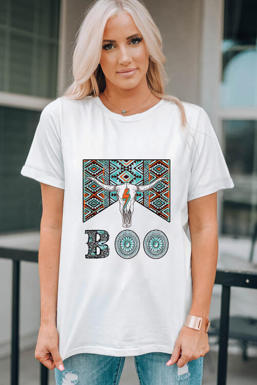 BOO Bull Graphic Short Sleeve T-Shirt