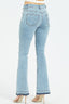 Full Size Flower Embroidery Wide Leg Jeans