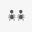 Spider Rhinestone Alloy Earrings