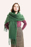 Fringe Detail Polyester Scarf