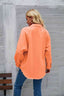 Raw Hem Collared Denim Jacket