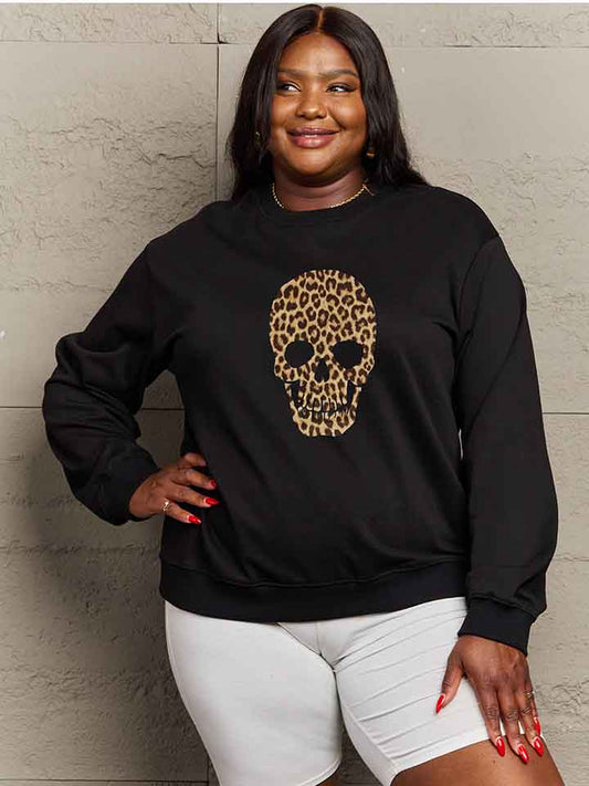 Drop Shoulder Graphic Sweatshirt