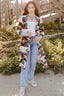 Printed Long Sleeve Cardigan