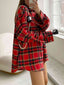 Drop Shoulder Plaid Shirt