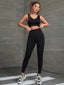 Ruched Tank and Leggings Sport Set