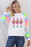 Nutcracker Sequin Long Sleeve Sweatshirt