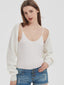 Open Front Long Sleeve Cardigan
