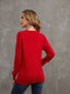 Rudolph Pom-Pom Trim Sweater