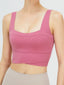 Square Neck Wide Strap Active Bra