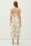Be Cool Floral Button Down Cami Midi Dress