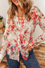 Floral Button Up Long Sleeve Shirt