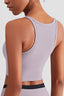 Round Neck Cropped Sports Cami