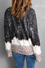 Graphic Leopard Round Neck Long Sleeve Sweatshirt