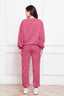 Round Neck Long Sleeve Sweatshirt and Pants Set