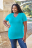 Basic Bae Full Size V-Neck Short Sleeve T-Shirt