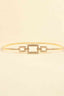 Square Shape Zinc Alloy Buckle Iron Belt
