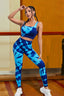 Tie-Dye Sports Tank and Leggings Set