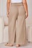 Plus Size Smocked Waist Wide Leg Pants