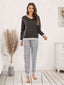 Long Sleeve Top and Polka Dot Pants Set