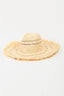 Fame Openwork Raw Hem Weave Hat