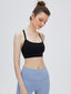 Square Neck Spaghetti Strap Active Bra
