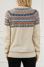 Geometric Round Neck Long Sleeve Sweater