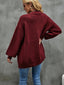 Cable-Knit Dropped Shoulder Cardigan