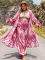 Plus Size Open Front Cardigan and Pants Set